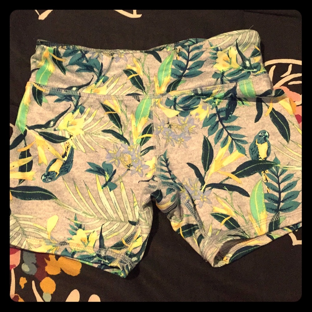 Green Tropical Sport Shorts